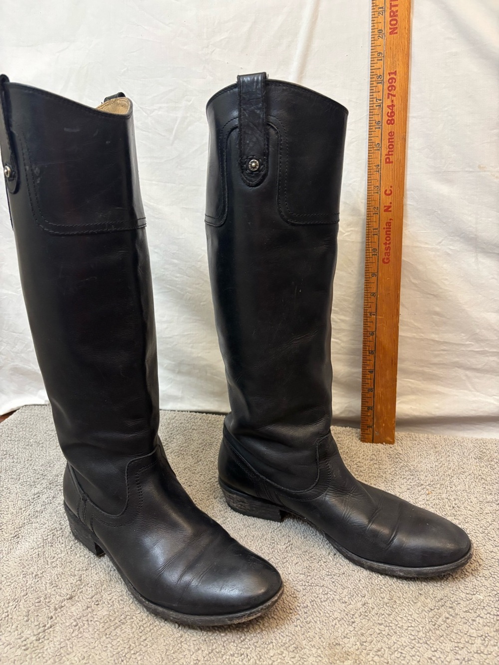 Frye Melissa Button Riding Boot - Picture 2 of 11